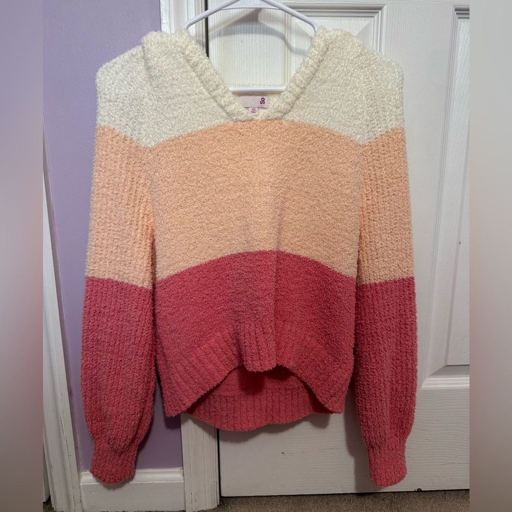 SO Colorful Striped Women's Sweater